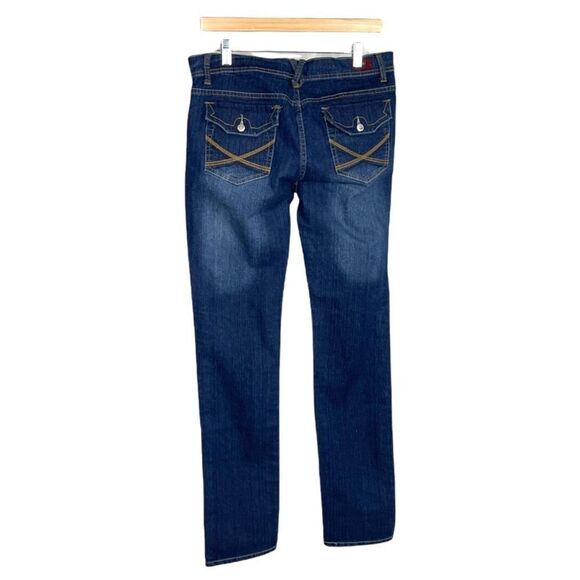 𝅺STRAIGHT Leg Distressed Jeans Size 13/14 - Picture 7 of 9